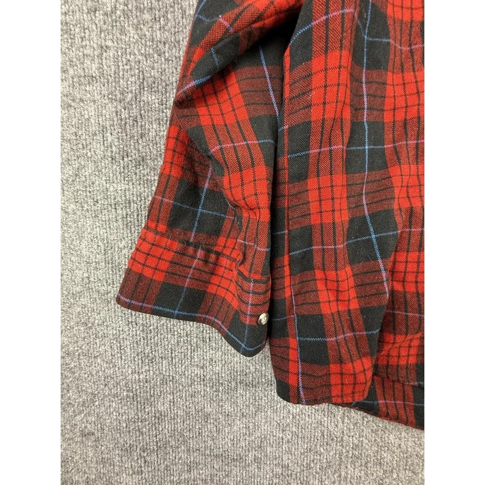 Northwest Territory Shirt Mens XL Red Plaid Flannel‎ Lined Long Sleeve Casual